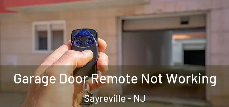  Garage Door Remote Not Working Sayreville - NJ